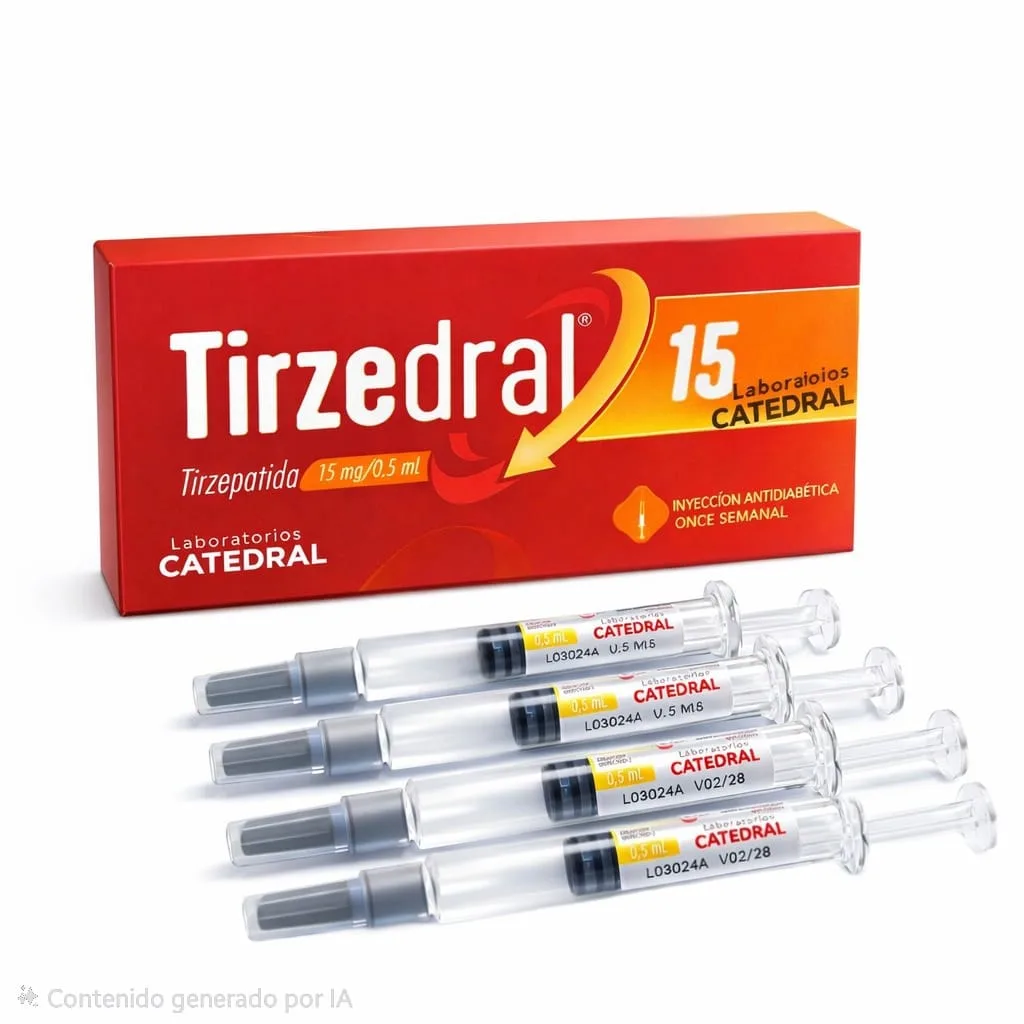Tirzedral 15mg  Seringas