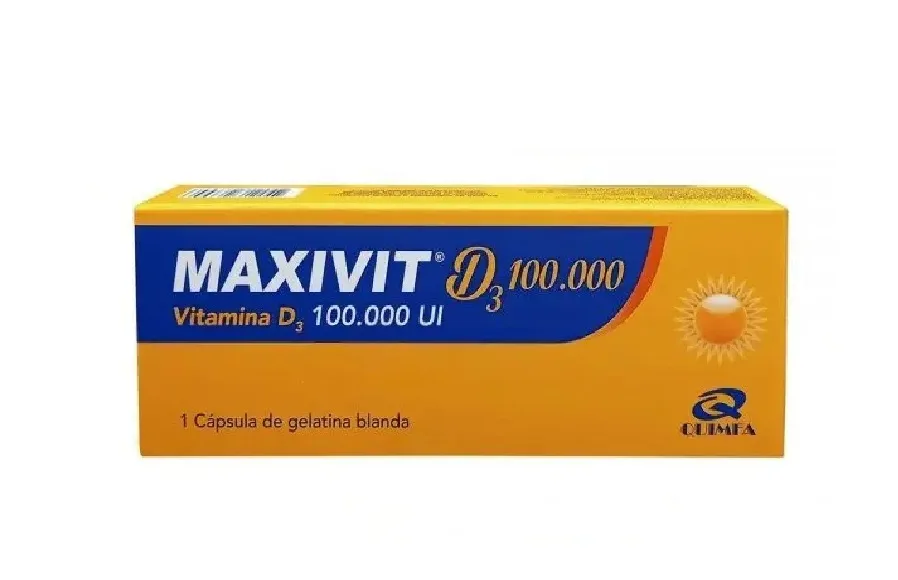 Maxivit D3 – Vitamina D3 100.000UI (1 capsula)