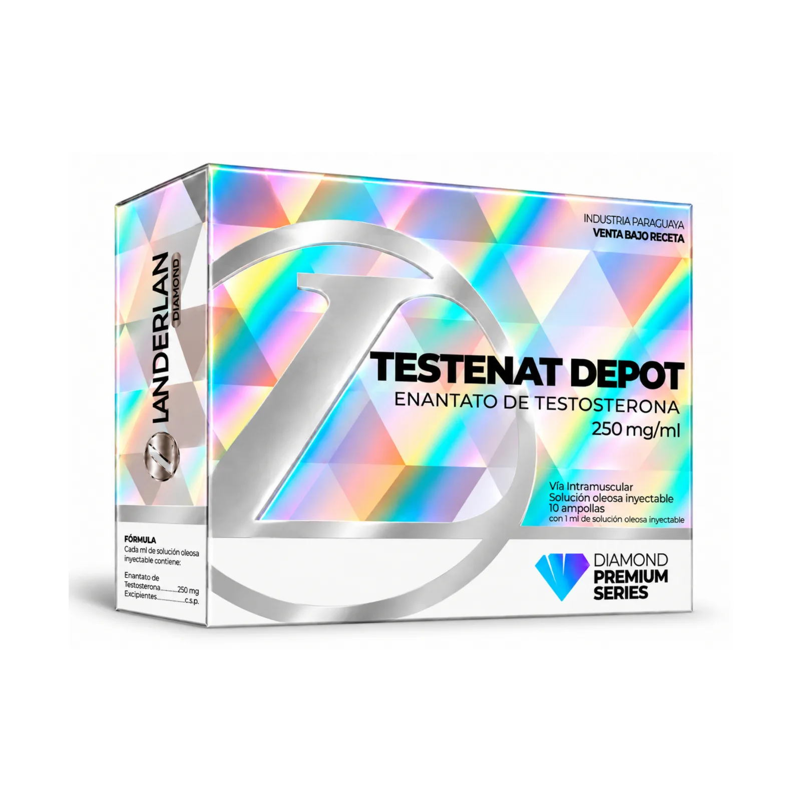 Testenat Depot 250 mg/mL – Landerlan Diamond (Enantato)
