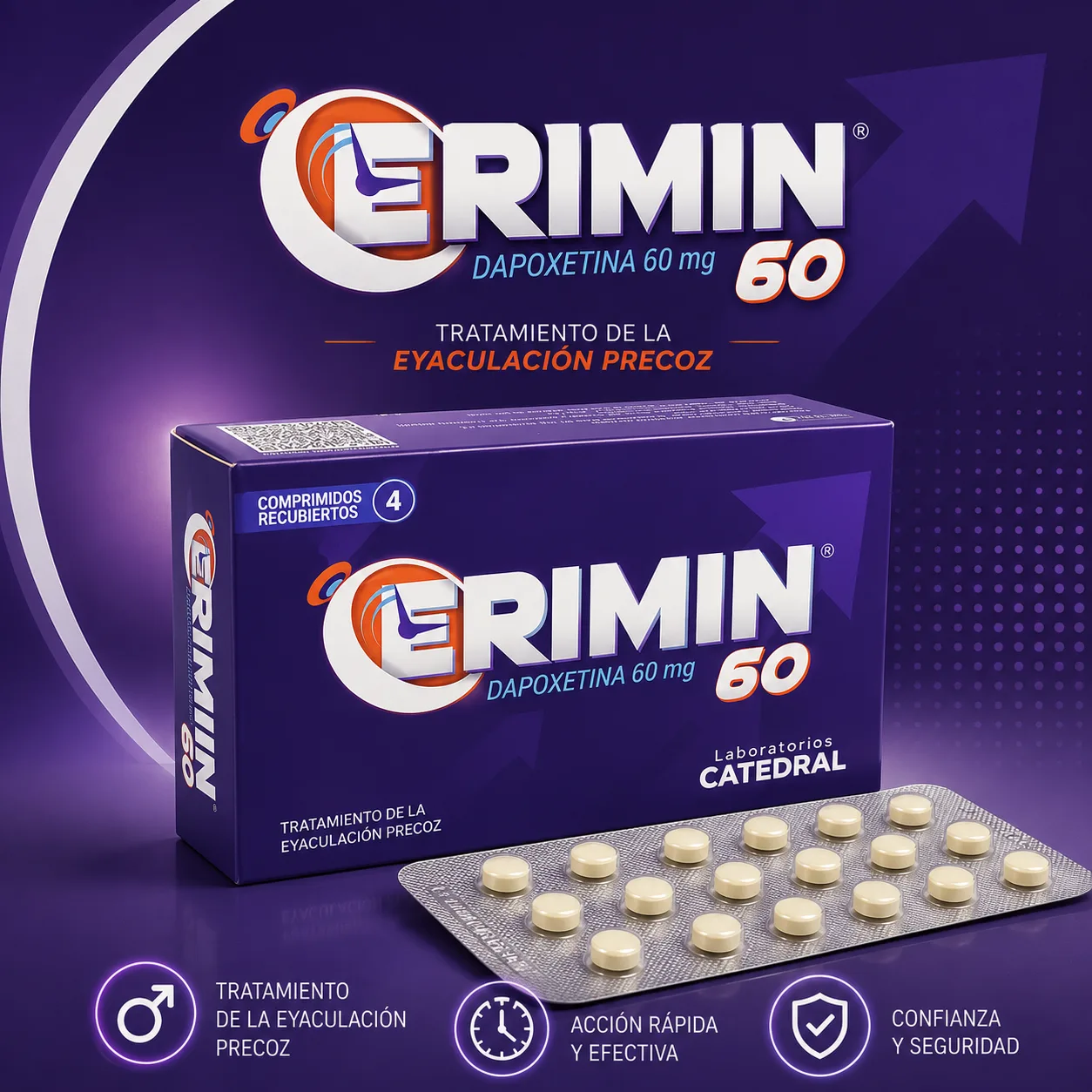 ERIMIN  - DAPOXETINA 60 MG