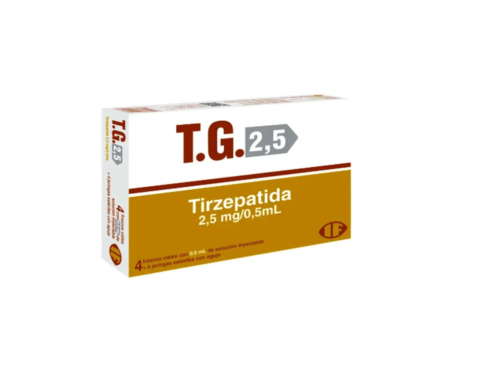 TG 2,5mg (4 Ampolas)