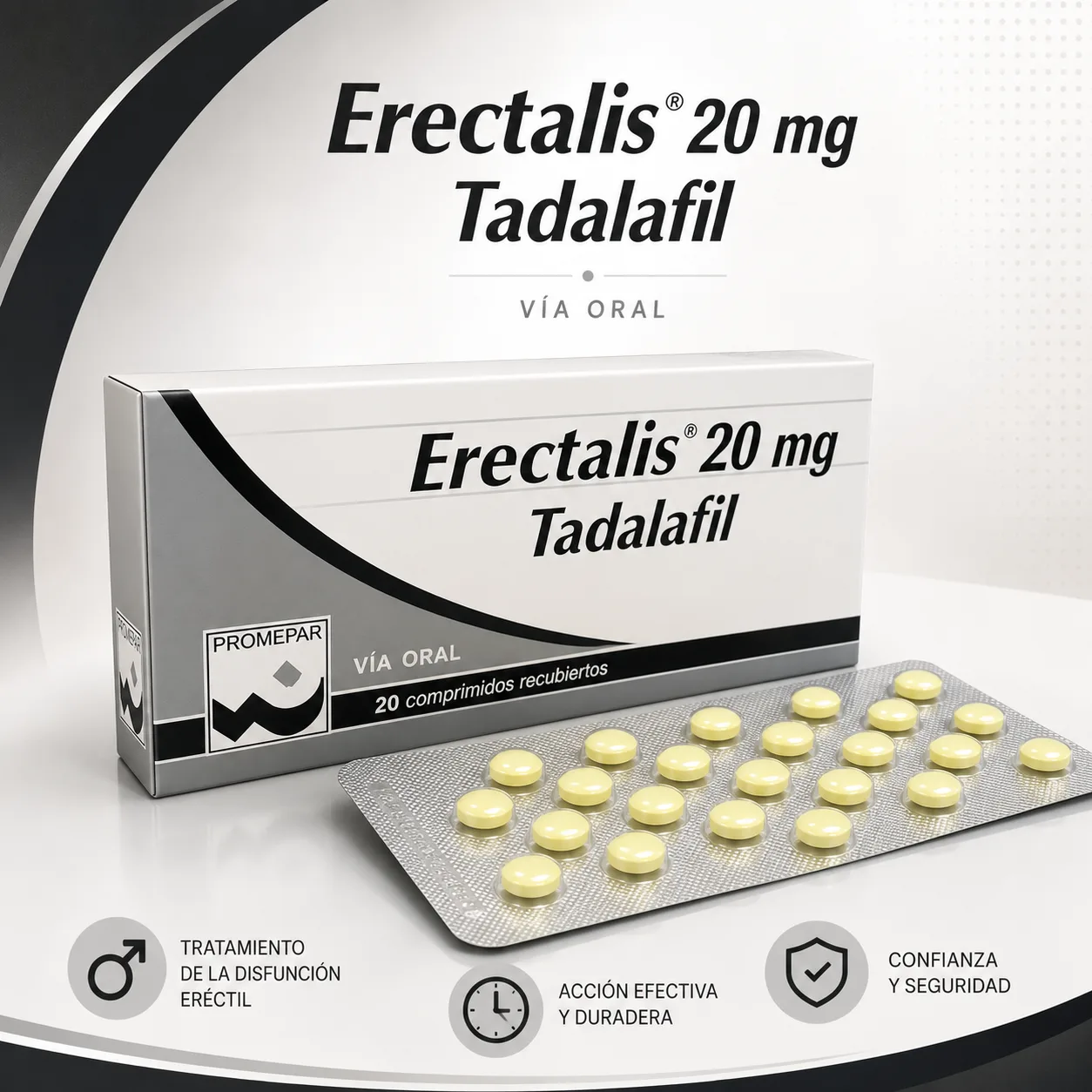 Erectalis 20 mg – Tadalafil